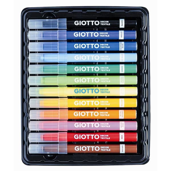 Tuschpennor Giotto F49490000 Multicolour (12 Delar)