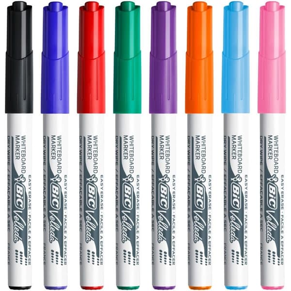Whiteboard penna Bic 503844 Multicolour 8 Delar