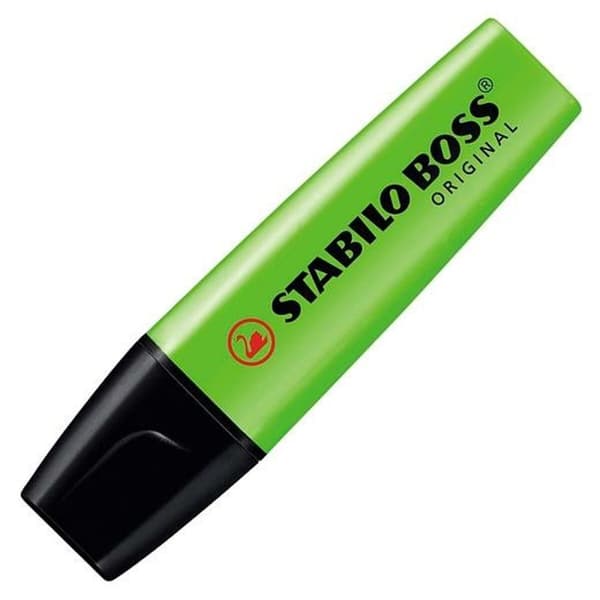 Highlighter Stabilo Lime (10 antal)