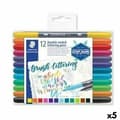 Pikkukuva 1 / 2: Tussisetti Staedtler Lettering Kaksipäinen (5 osaa)