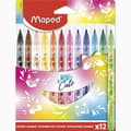 Pikkukuva 2 / 2: Tussisetti Maped Mini Cute Monivärinen 12 Kappaletta (12 osaa)