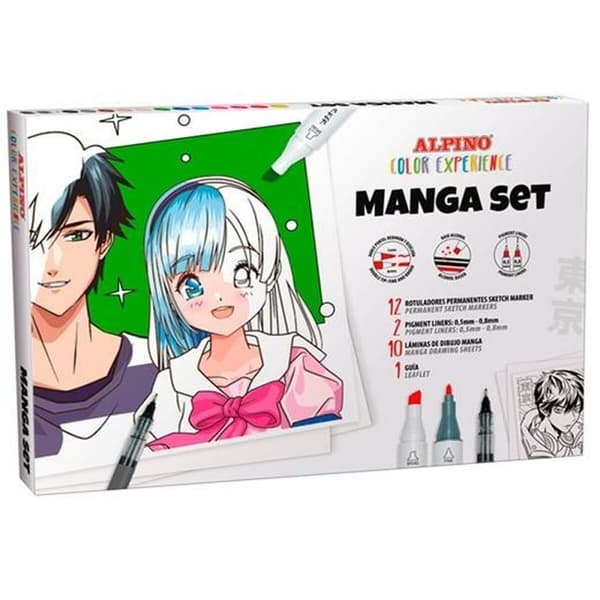 Tussisetti Alpino Manga Color Experience (8 osaa)