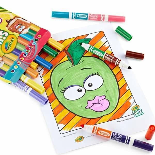 Tussisetti Crayola Hajustettu Pestävä Kaksipäinen 10 Kappaletta