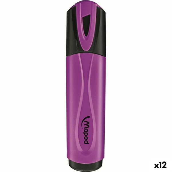Överstrykningspenna Maped Peps Classic Violett (12 antal)