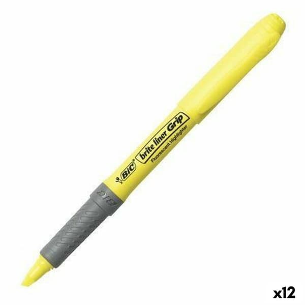 Fluorescerende markør Bic 811935 Gul