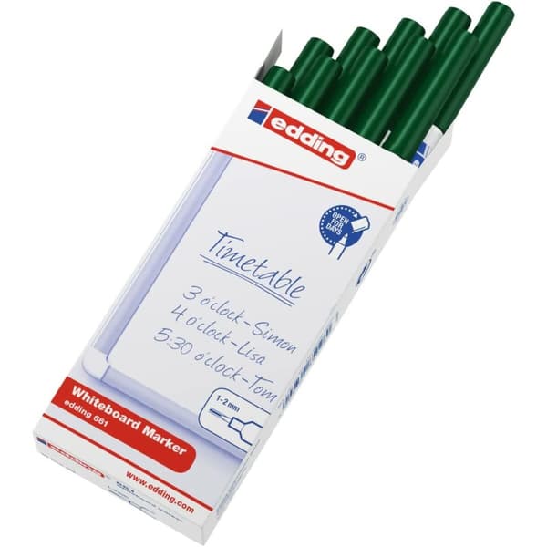 Whiteboard penna Edding 661 Grön (10 antal)