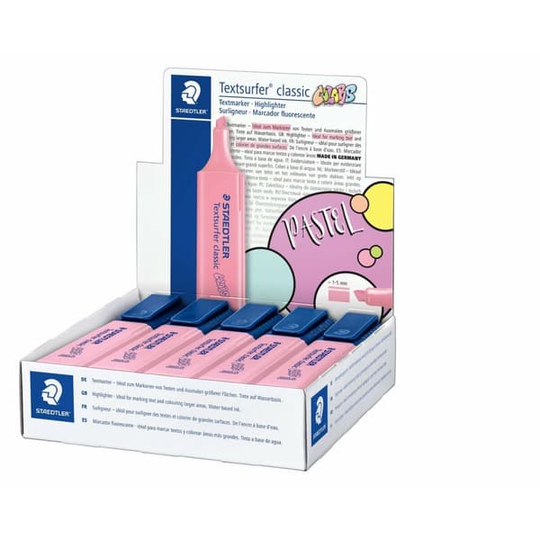 Fluoresentti tussi Staedtler Textsurfer Classic Pinkki (10 osaa)