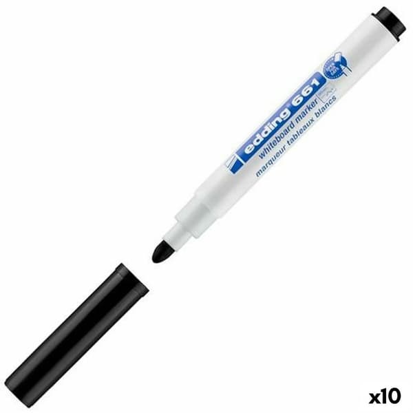 Whiteboard-pen Edding 661 Sort (10 enheder)