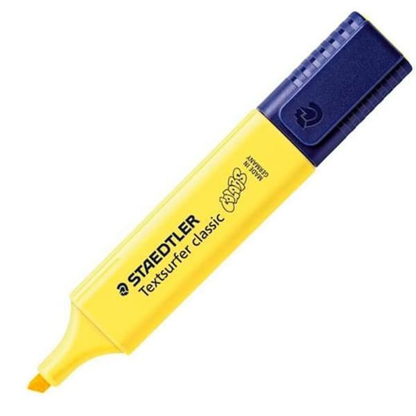 Fluoresentti tussi Staedtler Textsurfer Classic Pastel Keltainen (10 osaa)