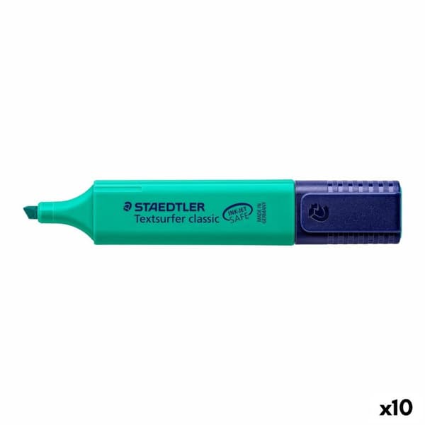Överstrykningspenna Staedtler Textsurfer Classic Turkos (10 antal)