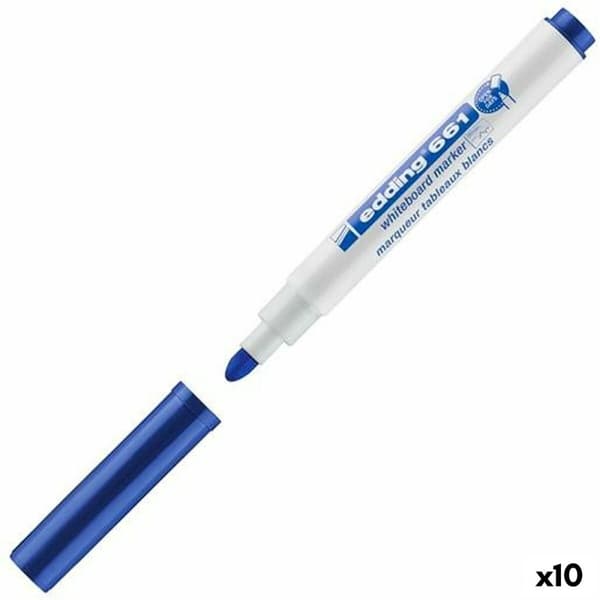 Whiteboard-pen Edding 661 Blå (10 enheder)