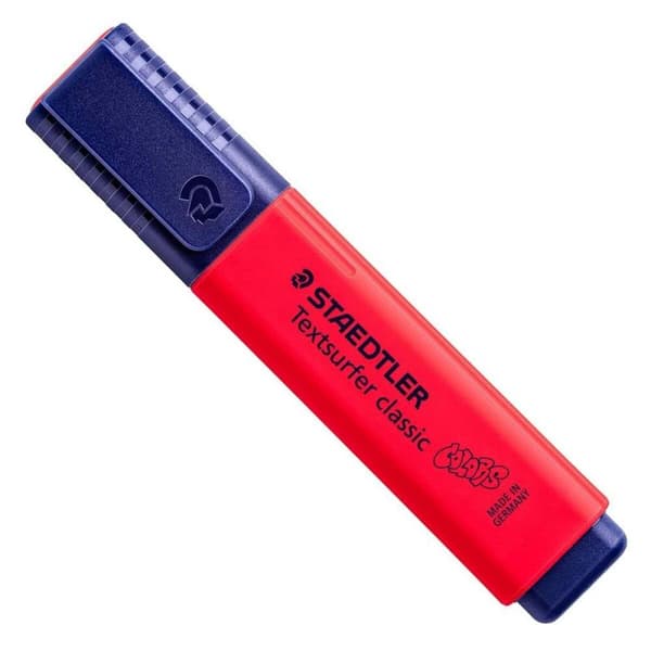 Överstrykningspenna Staedtler Textsurfer Classic Knallrött (10 antal)