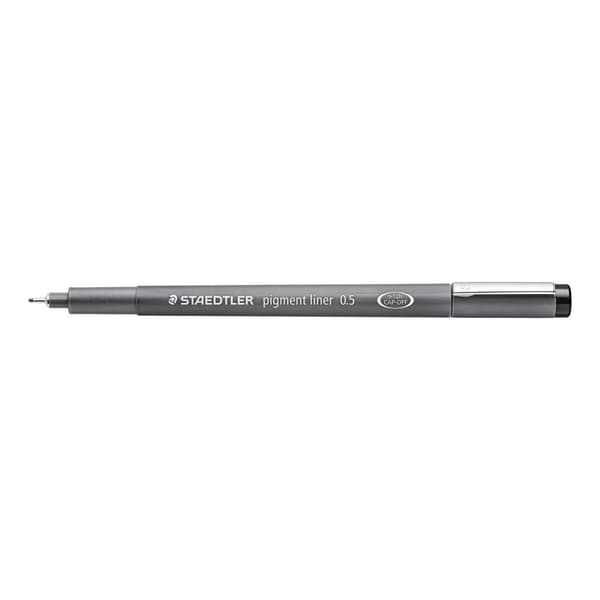huopakärkiset kynät Staedtler Pigment Line Musta (10 osaa)