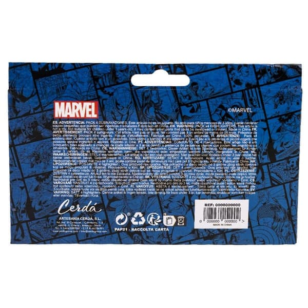 Markeringstuscher The Avengers 4 Dele