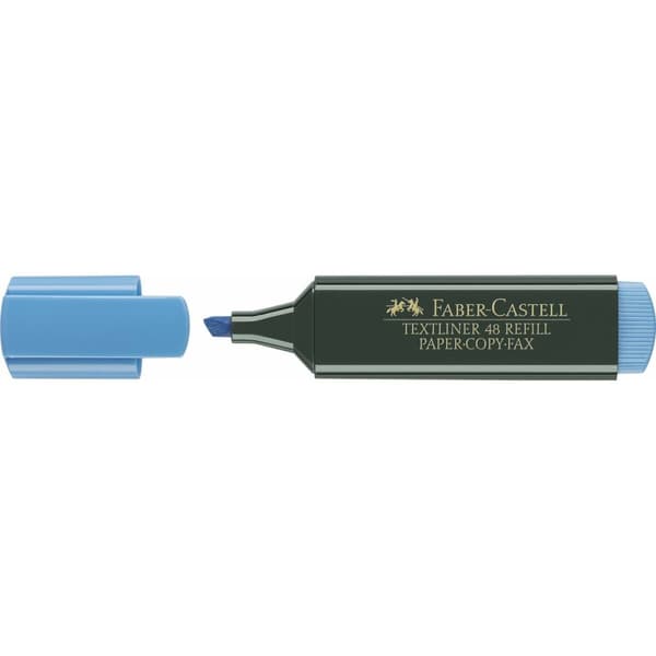 Merke penn Faber-Castell TEXTLINER 48 Blå (10 enheter)