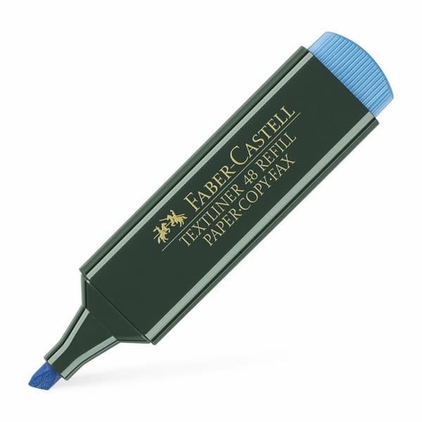 Merke penn Faber-Castell TEXTLINER 48 Blå (10 enheter)