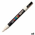 Miniatyrbild 1 av 2: Akrylfärgsmarkörpenna POSCA PC-3M Beige 0,9-1,3 mm (6 antal)