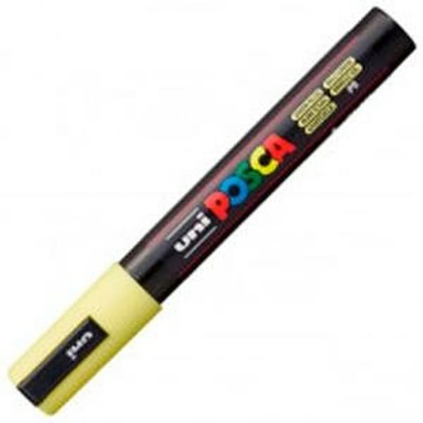Akrylmalingmarkør POSCA PC-5M Gul 1,8-2,5 mm (6 enheter)