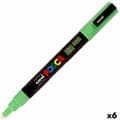 Miniatyrbilde 1 av 2: Akrylmalingmarkør POSCA PC-3M Lysegrønn 0,9-1,3 mm (6 enheter)