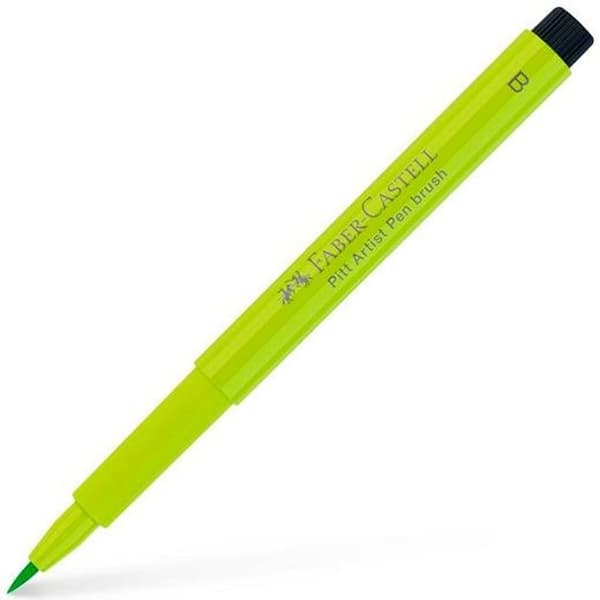 Tuschpennor Faber-Castell Pitt Artist Ljusgrön (10 antal)