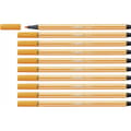 Miniatyrbild 1 av 2: Tuschpennor Stabilo Pen 68 Orange (10 Delar)