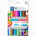 Miniatyrbild 2 av 2: Tuschpennor Staedtler Noris 3280 Multicolour (10 antal)
