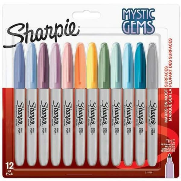 Tuschpennor Sharpie Mystic Gems 12 Delar Bakverk