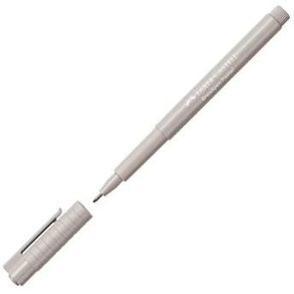 Permanent markörpenna Faber-Castell Broadpen Pastel Grå (10 antal)