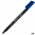 Miniatyrbillede 1 af 2: Markør Staedtler Noris Club Sort (10 enheder)