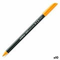 Miniatyrbillede 1 af 2: Markør Edding 1200 Neon Orange (10 enheder)