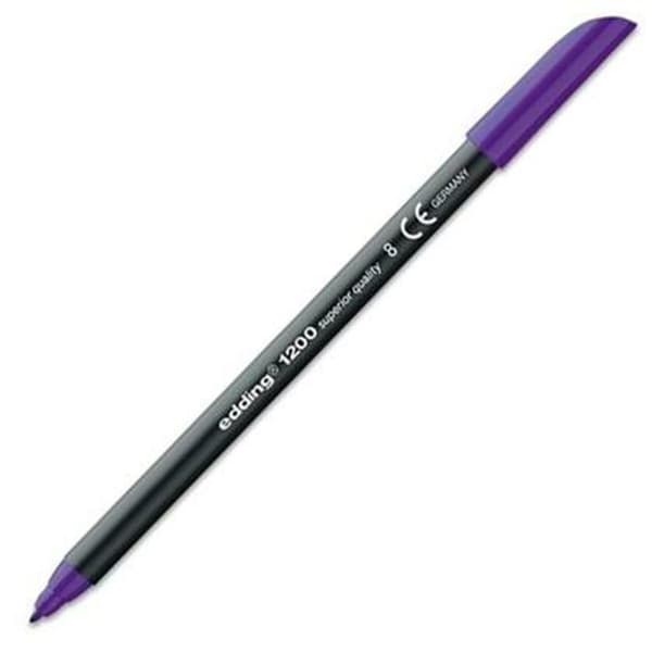 Markør Edding 1200 Violet (10 enheder)