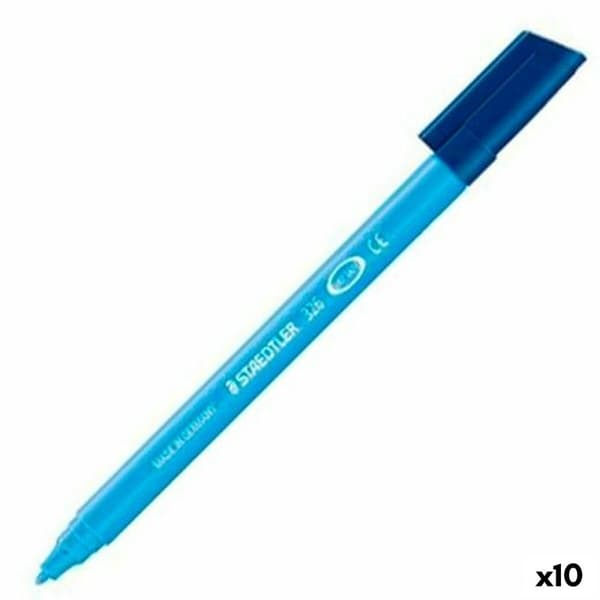 huopakärkiset kynät Staedtler Noris Club Celeste (10 osaa)