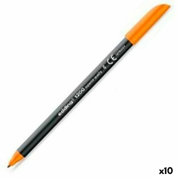 Markør Edding 1200 Orange (10 enheder)