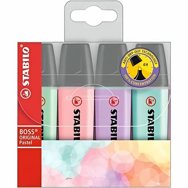 Fluorescerande markörsuppsättning Stabilo Boss Multicolour (5 antal)