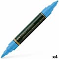 Miniatyrbillede 1 af 2: Markør Faber-Castell Durer Blå (4 Dele)