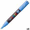 Miniatyrbillede 1 af 2: Markør POSCA PC-1M Himmelblå (6 enheder)
