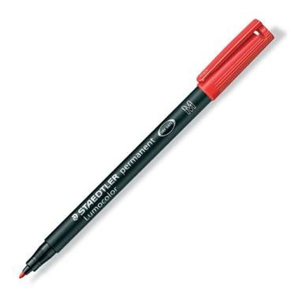 Sprittusch Staedtler Lumocolor 317-2 M Rød (10 enheder)