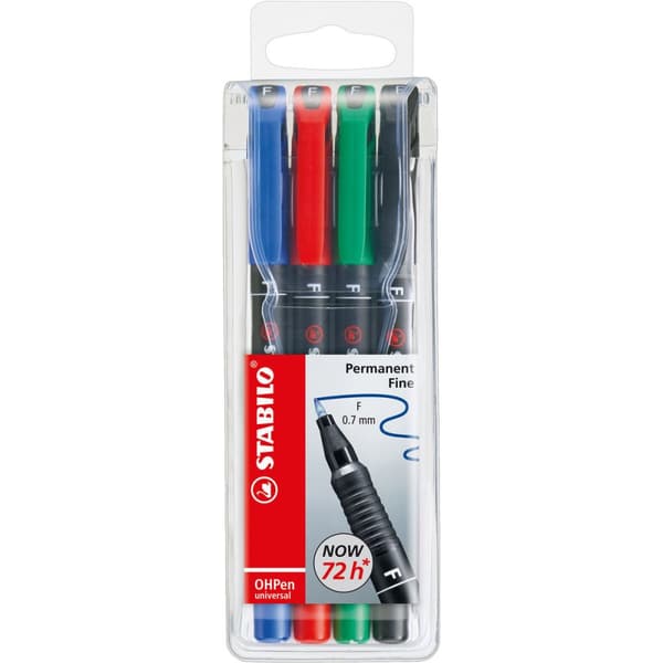 Sæt med Fiberpenne Stabilo Oh Pen Multifarvet 0,7 mm (5 enheder)