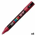 Miniatyrbillede 1 af 2: Akrylmaling markør POSCA PC-3M Rødvin 0,9-1,3 mm (6 enheder)