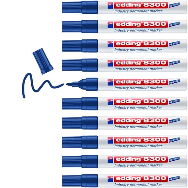 Sprittusch Edding 8300 Blå (10 enheder)