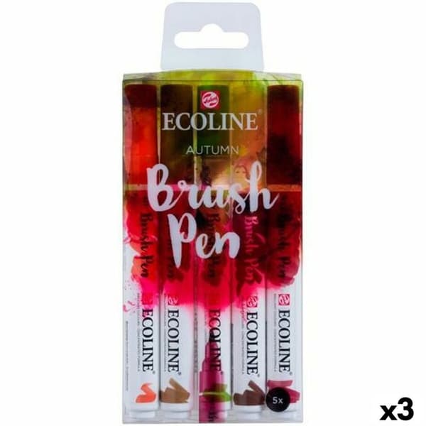 Tuschpennor Talens Ecoline (3 antal)