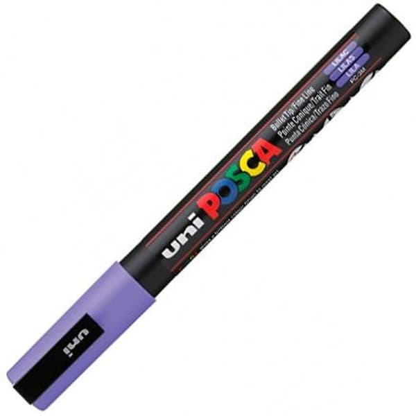 Permanent markörpenna POSCA Lila 0,9-1,3 mm (6 antal)