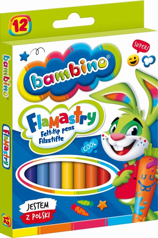 Bambino tuscher 12 farver