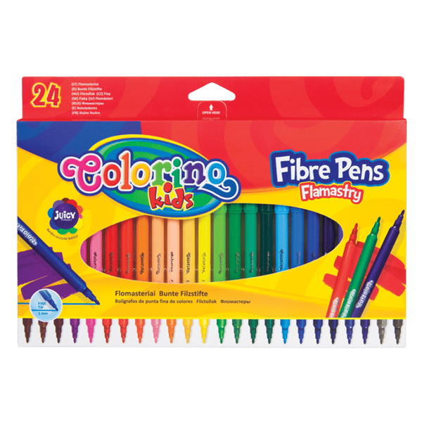 Colorino 24-färgs tuschpennor