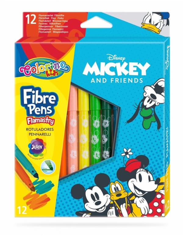 Mickey and Friends Colorino 12 färgmarkörer