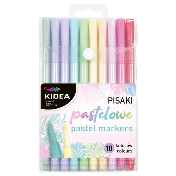 Kidea Pastel Markers 10 farver