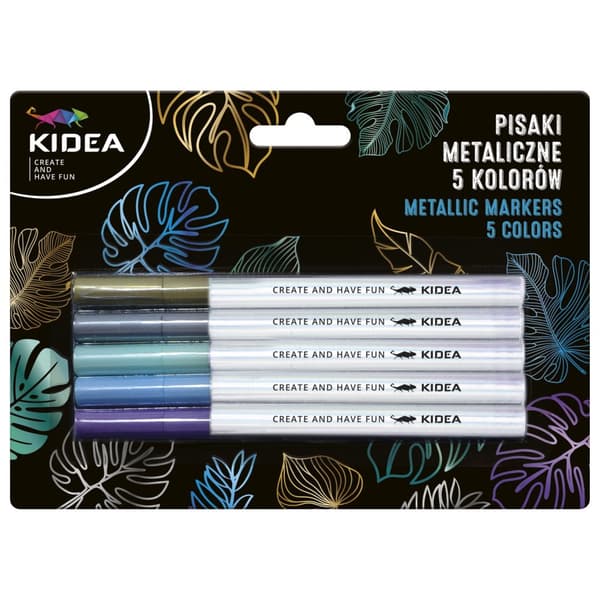 Kidea PMA5KKA metallmarkörer 5 färger