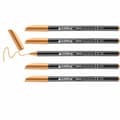 Miniatyrbild 3 av 9: Tuschpennor Edding 1200 Ljus orange (5 antal)