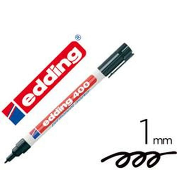 Sprittusch Edding 400-01 Sort 1 mm (10 enheder)