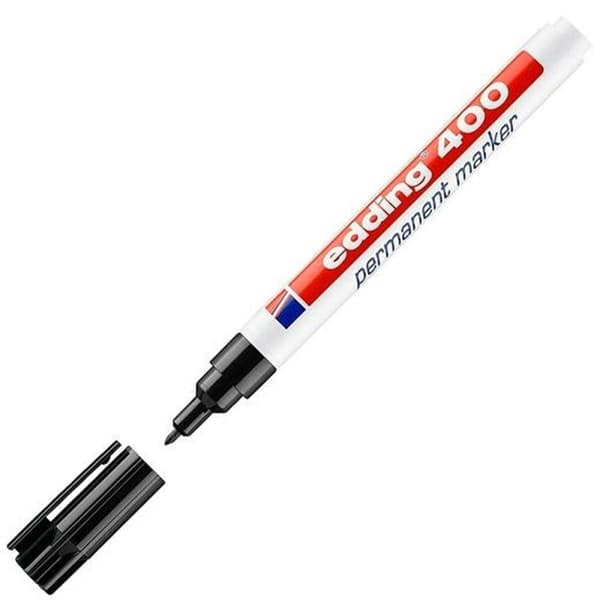 Sprittusch Edding 400-01 Sort 1 mm (10 enheder)
